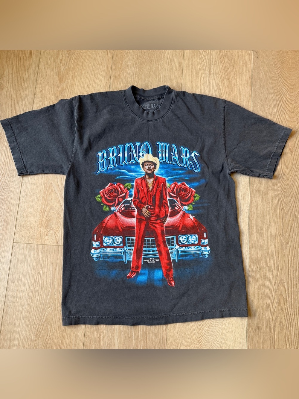 Bruno Mars Limited Edition the Romantic Tour graphic tee